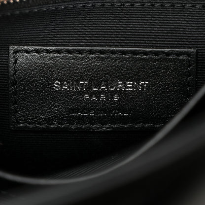 Saint Laurent Calfskin Y Quilted Monogram Toy Loulou Crossbody Bag Black 5 of 10