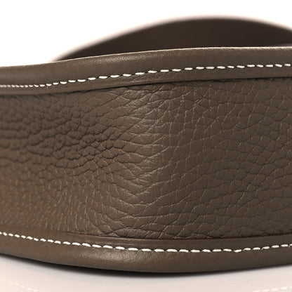 Hermes Taurillon Clemence Evelyne TPM Etoupe 9 of 11