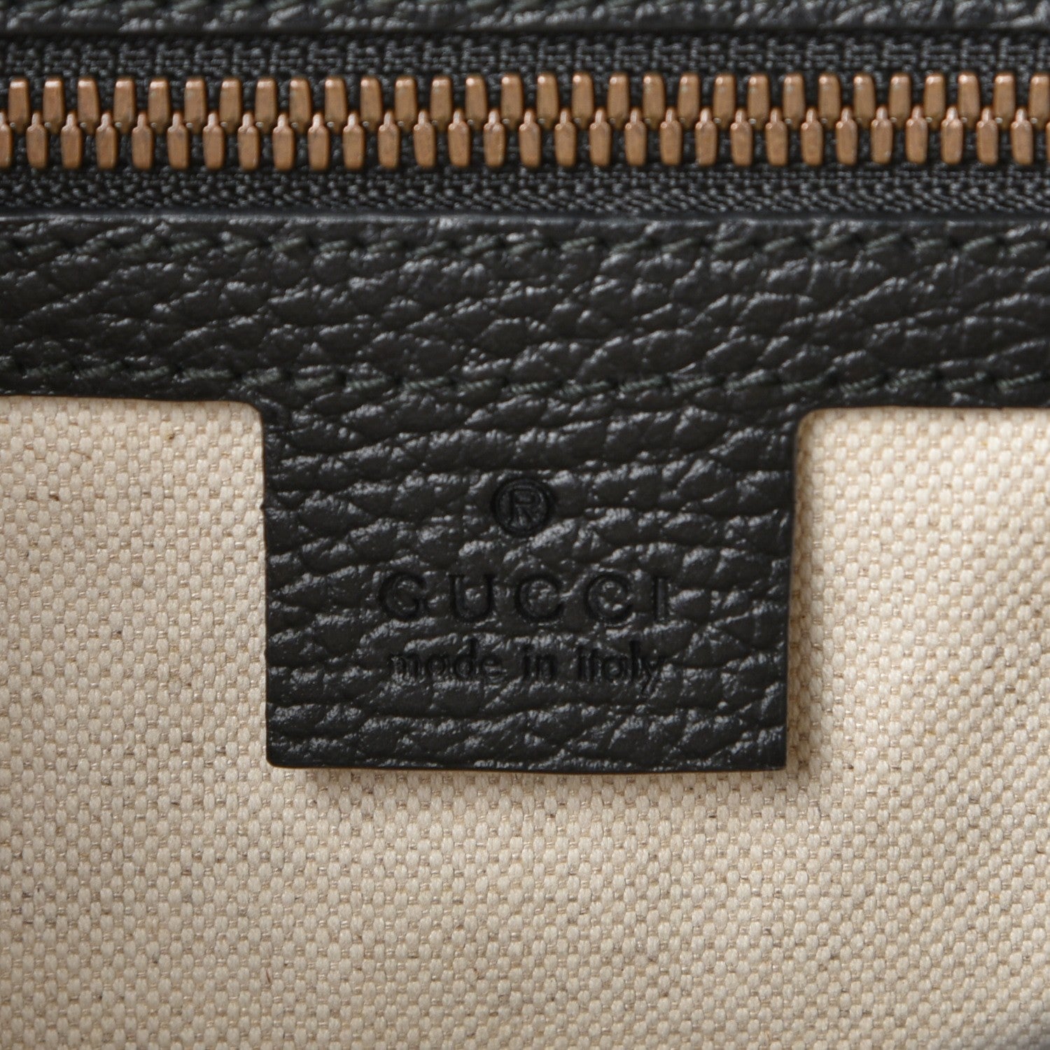 Gucci Calfskin GG Marmont Messenger Bag Black 6 of 9