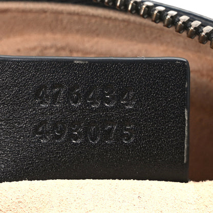 Gucci Calfskin Matelasse GG Marmont Belt Bag 85 34 Black 7 of 13