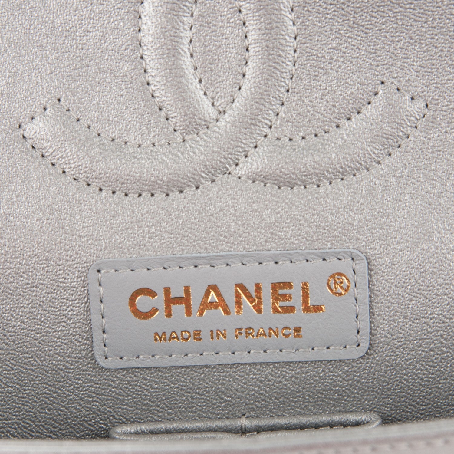 Chanel Nylon Quilted Medium Cat Emoticon Double Flap Navy Ecru 6 of 7
