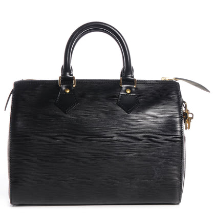 Louis Vuitton Epi Speedy 25 Black 1 of 7