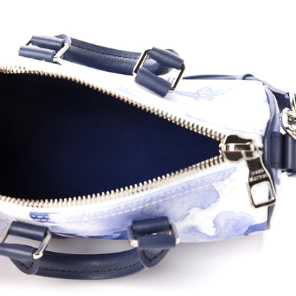 Louis Vuitton Monogram Watercolor Keepall XS Blue 5 of 10