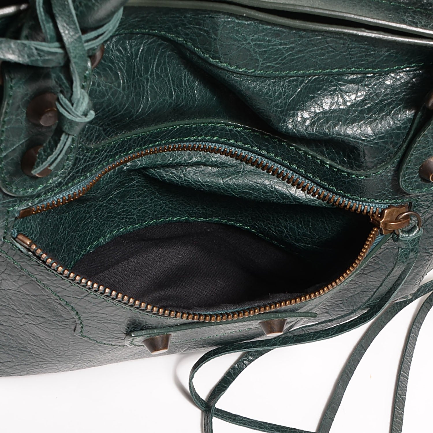Balenciaga Agneau Classic Hardware City Poker Fonce 8 of 12