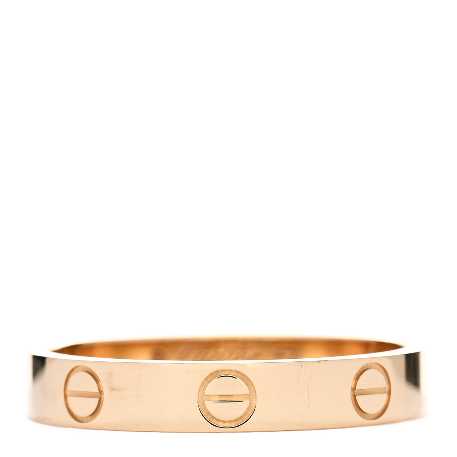 Cartier 18K Yellow Gold 3.5mm LOVE Wedding Band Ring 57 8 1 of 5
