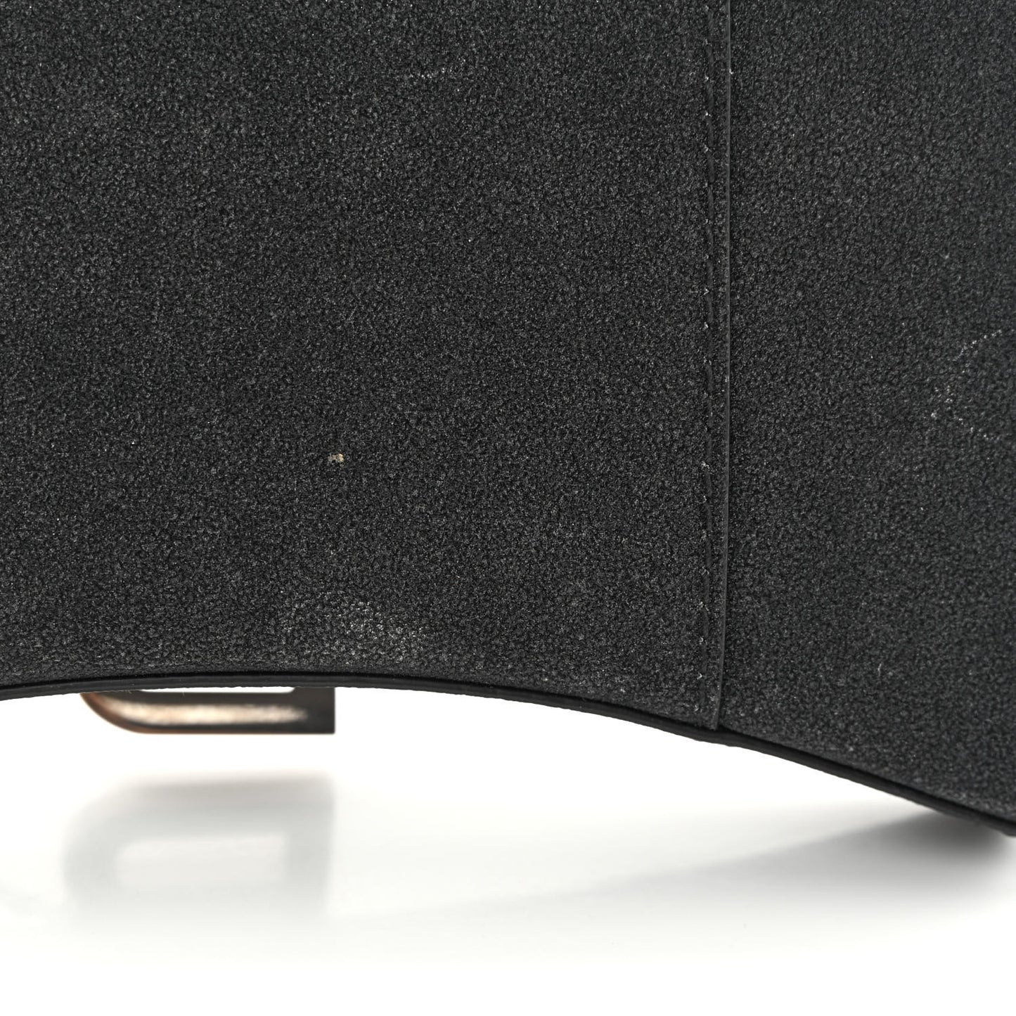 Sparkling Fabric XS Hourglass Wallet On Chain Black
