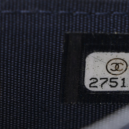 Chanel Caviar Quilted Boy Flap Card Holder Navy 8 of 9
