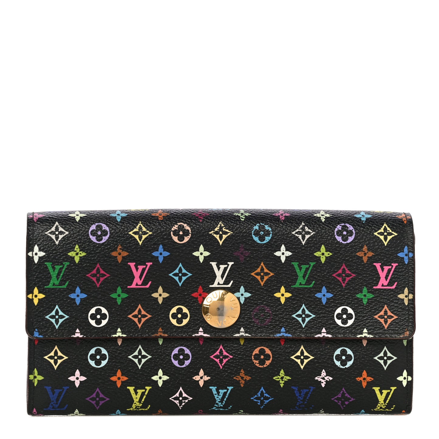 Monogram Multicolor Sarah Wallet Black Grenade