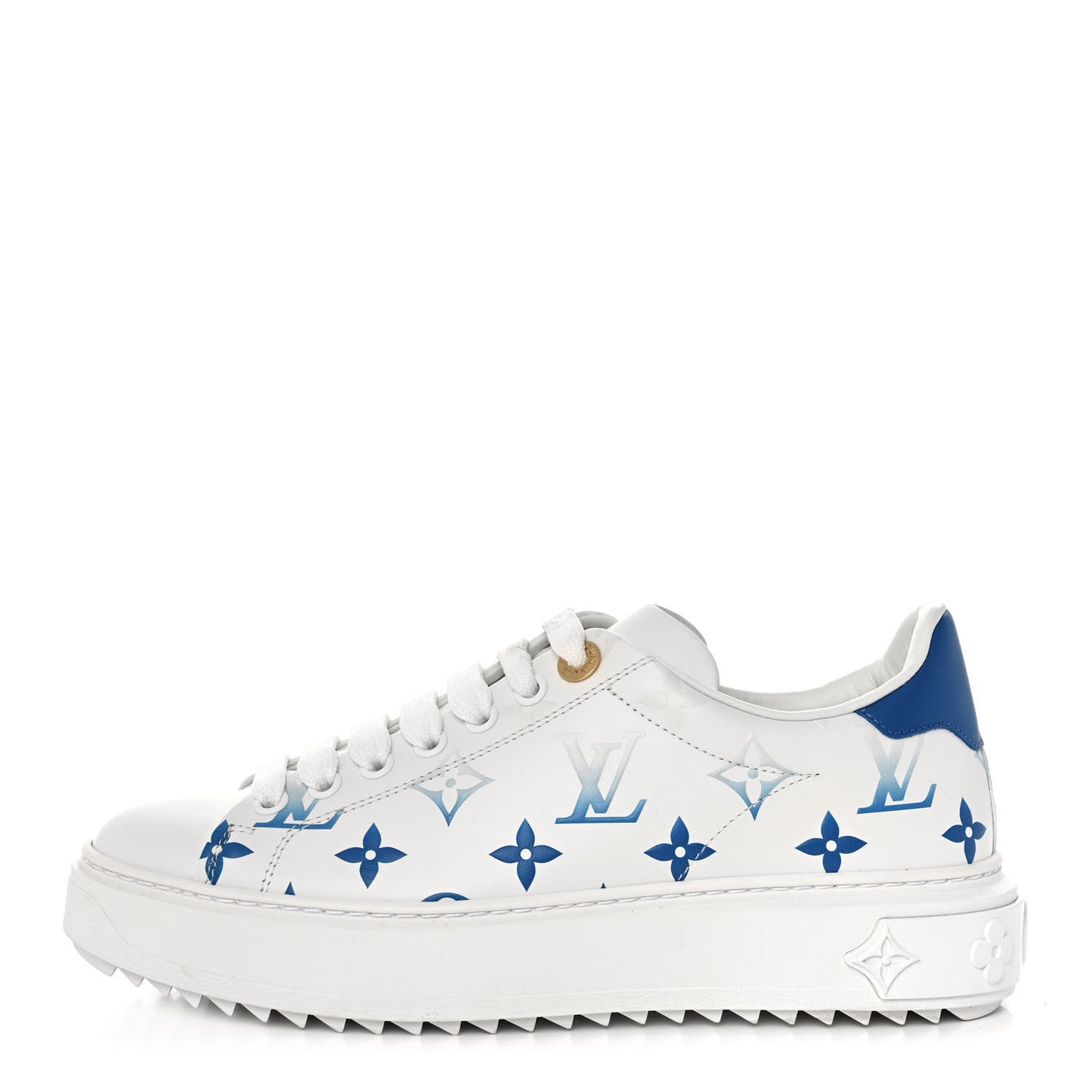 Monogram Time Out Sneakers 36 Blue