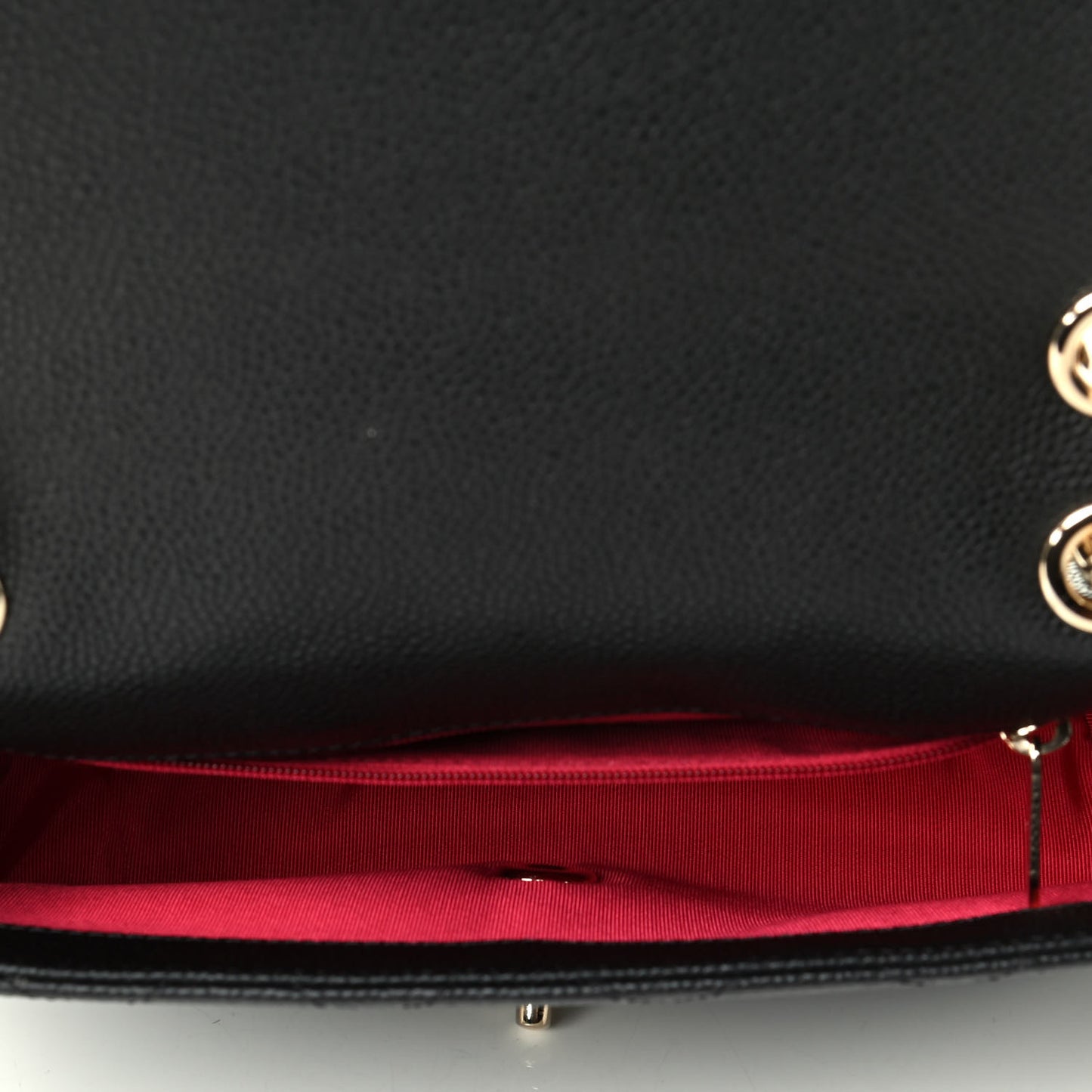 Caviar Quilted Small City Walk Flap Black