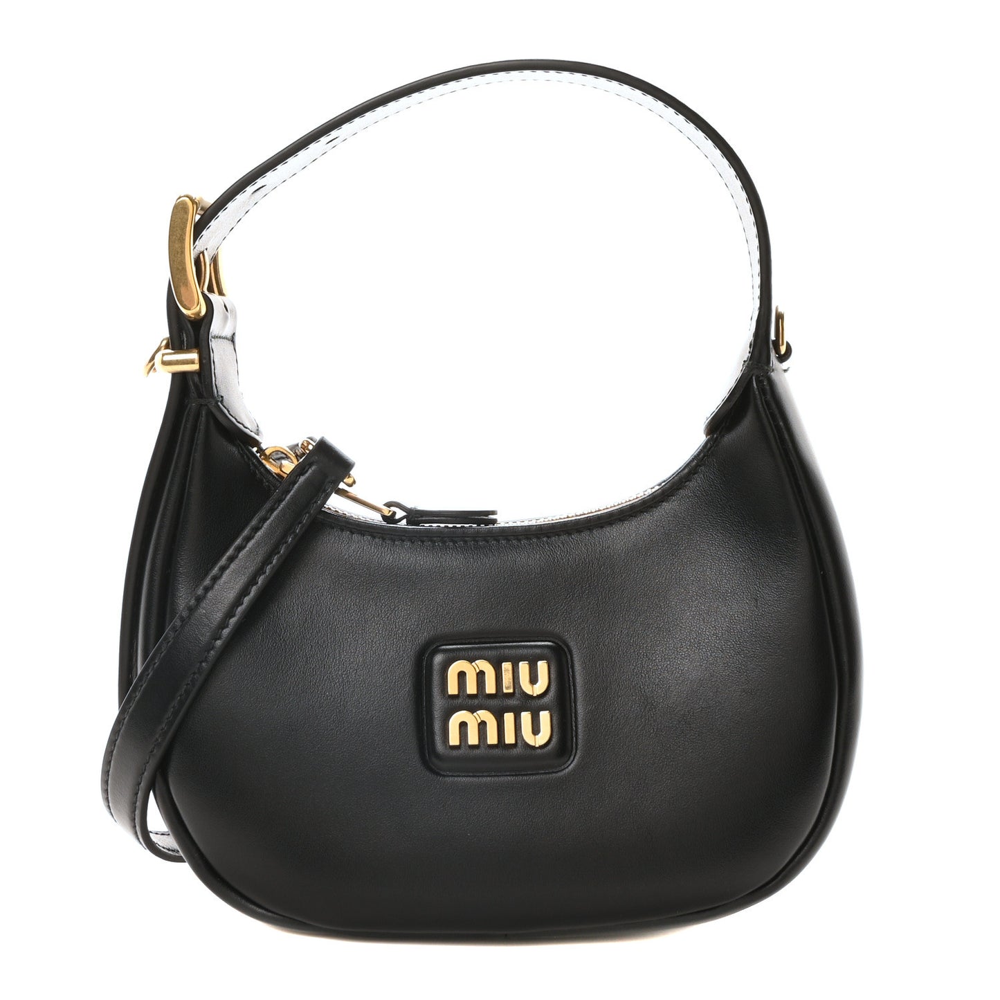 Soft Calf Mini Hobo Black