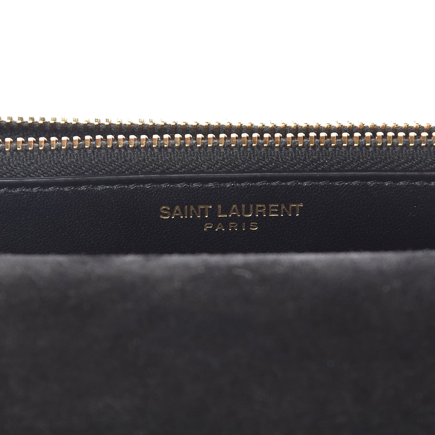 Laminated Calfskin Classic Monogram Kate Tassel Chain Wallet Green