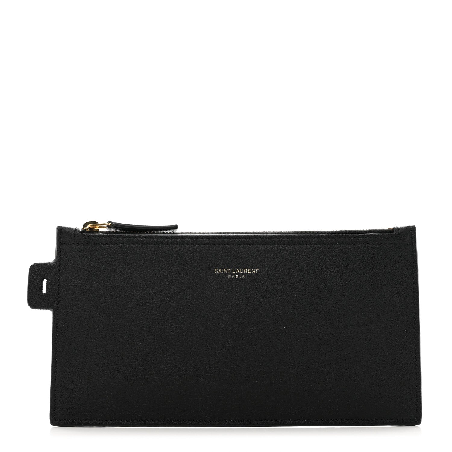 Saint Laurent Calfskin North-South Shopping Tote Pouch Black 1 of 7
