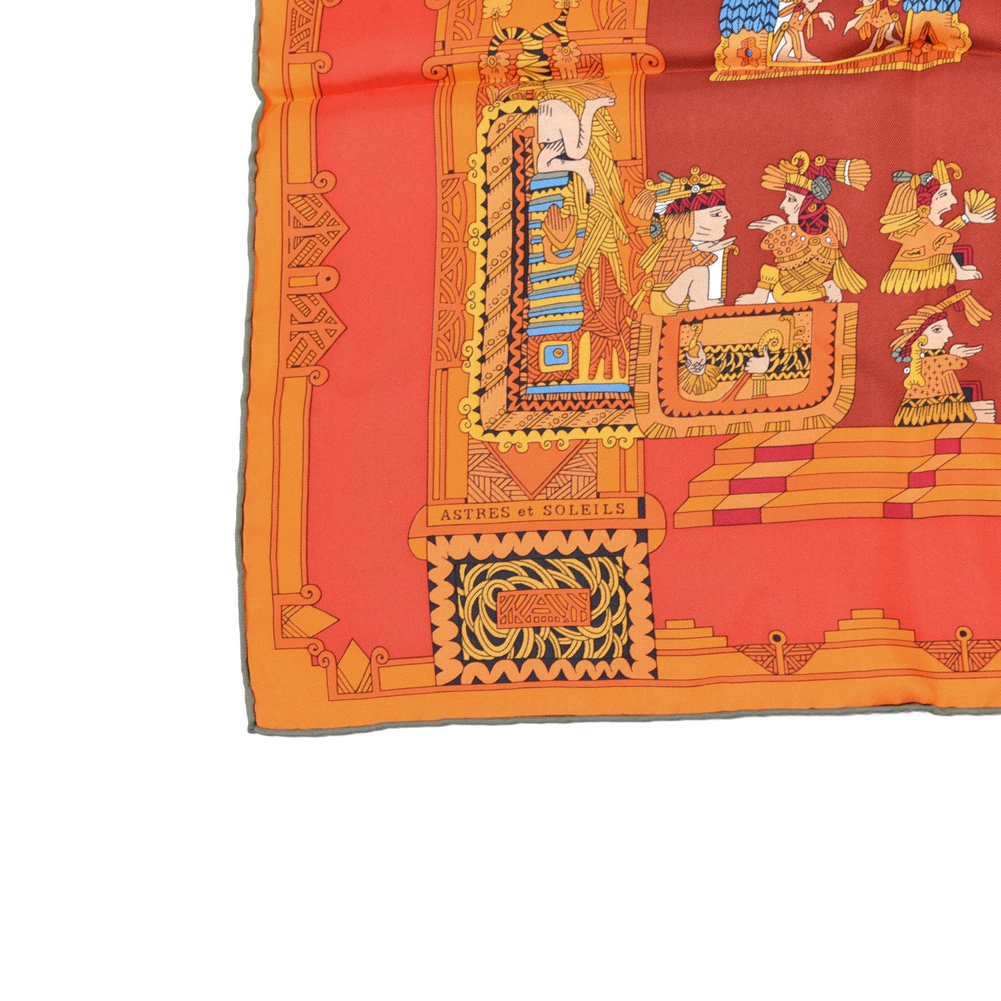 Silk Astres et Soleils Scarf 90