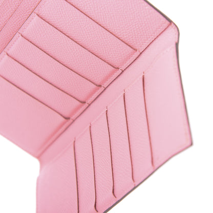 Hermes Epsom Bearn Gusset Wallet Rose Confetti 5 of 14