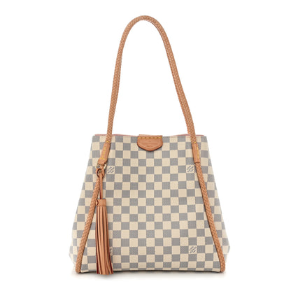 Louis Vuitton Damier Azur Propriano Rose Ballerine 1 of 10