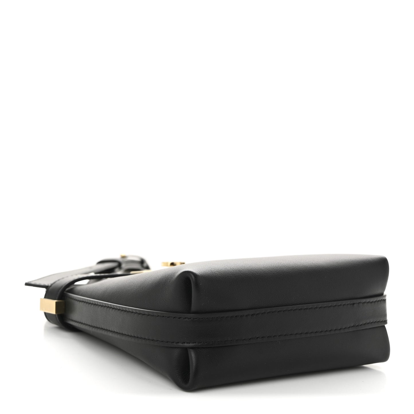 Calfskin Hug Two Tone Smartphone Holder Black Nylund Pink