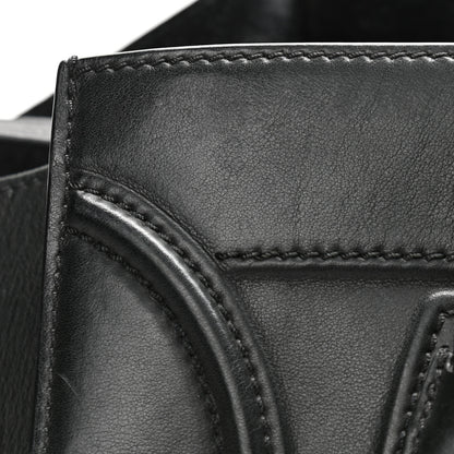 Celine Supple Calfskin Medium Phantom Luggage Black 7 of 17