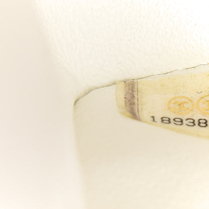 Chanel Caviar Quilted Jumbo Double Flap White 9 of 10