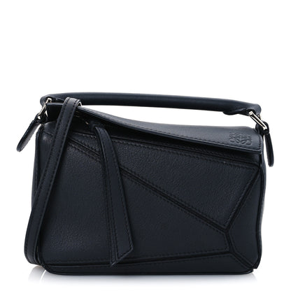 Loewe Calfskin Mini Puzzle Bag Black 1 of 13