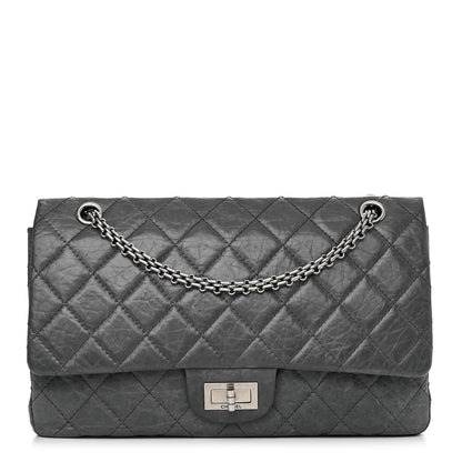 Chanel Aged Calfskin Quilted 50th Anniversary 2.55 Reissue 227 Flap Grey 1 of 12