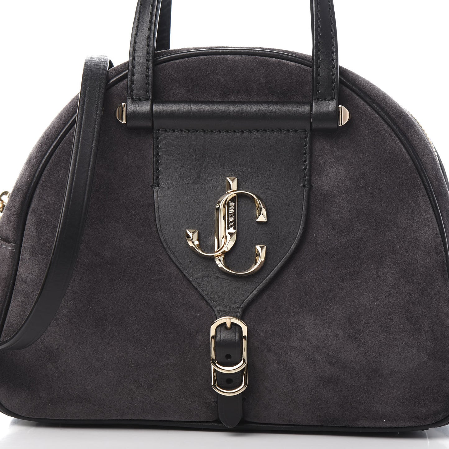 Suede Small Varenne Bowling Bag Dusk
