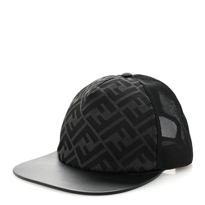 Fendi Canvas Mesh FF Reloaded Baseball Hat Black 1 of 9