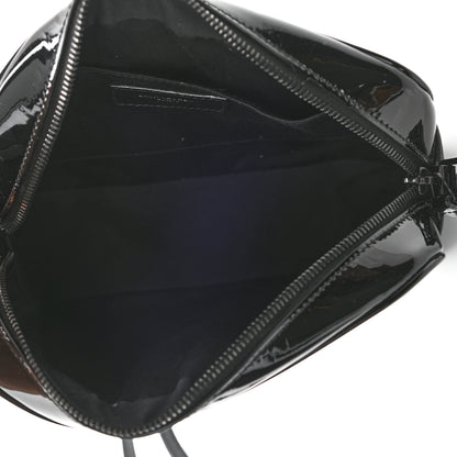 Saint Laurent Patent Calfskin Matelasse Monogram Lou Camera Bag Black 5 of 8