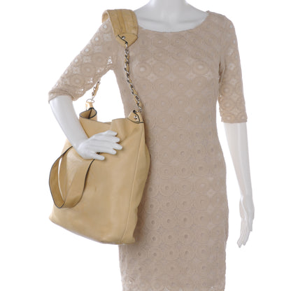 Chanel Lambskin Edgy Tote Beige 2 of 7