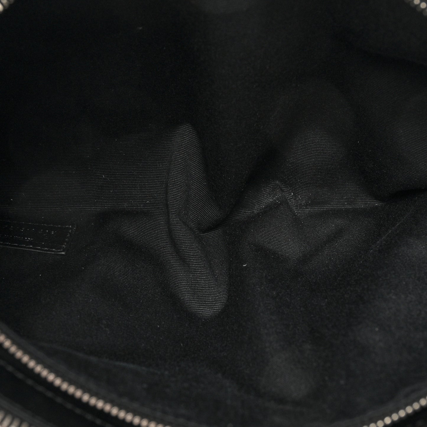 Calfskin Y Quilted Monogram Large Loulou Chain Satchel Black