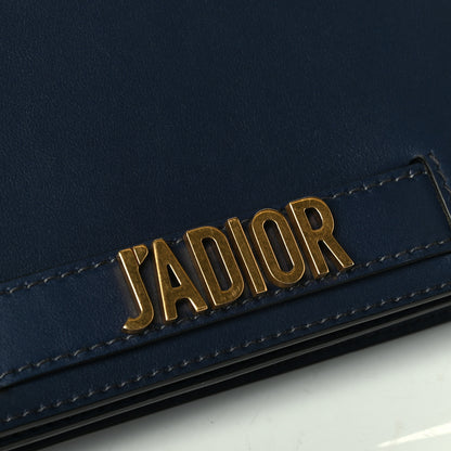 Christian Dior Calfskin J'Adior Wallet on Chain Pouch Navy Blue 5 of 6