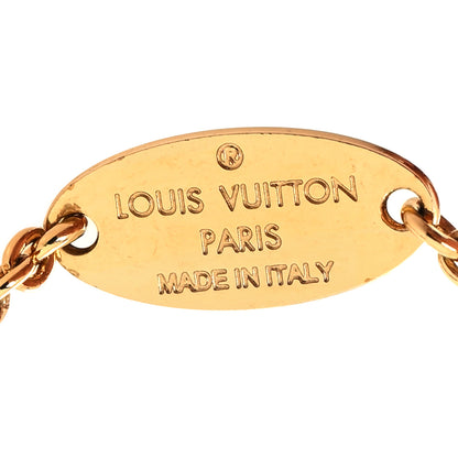 Louis Vuitton Crystal Luckygram Bracelet Gold Silver 5 of 6