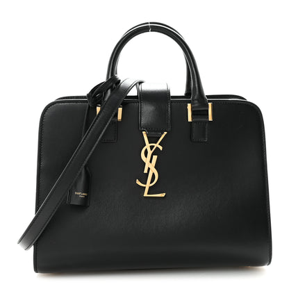Saint Laurent Calfskin Monogram Baby Cabas Black 1 of 9
