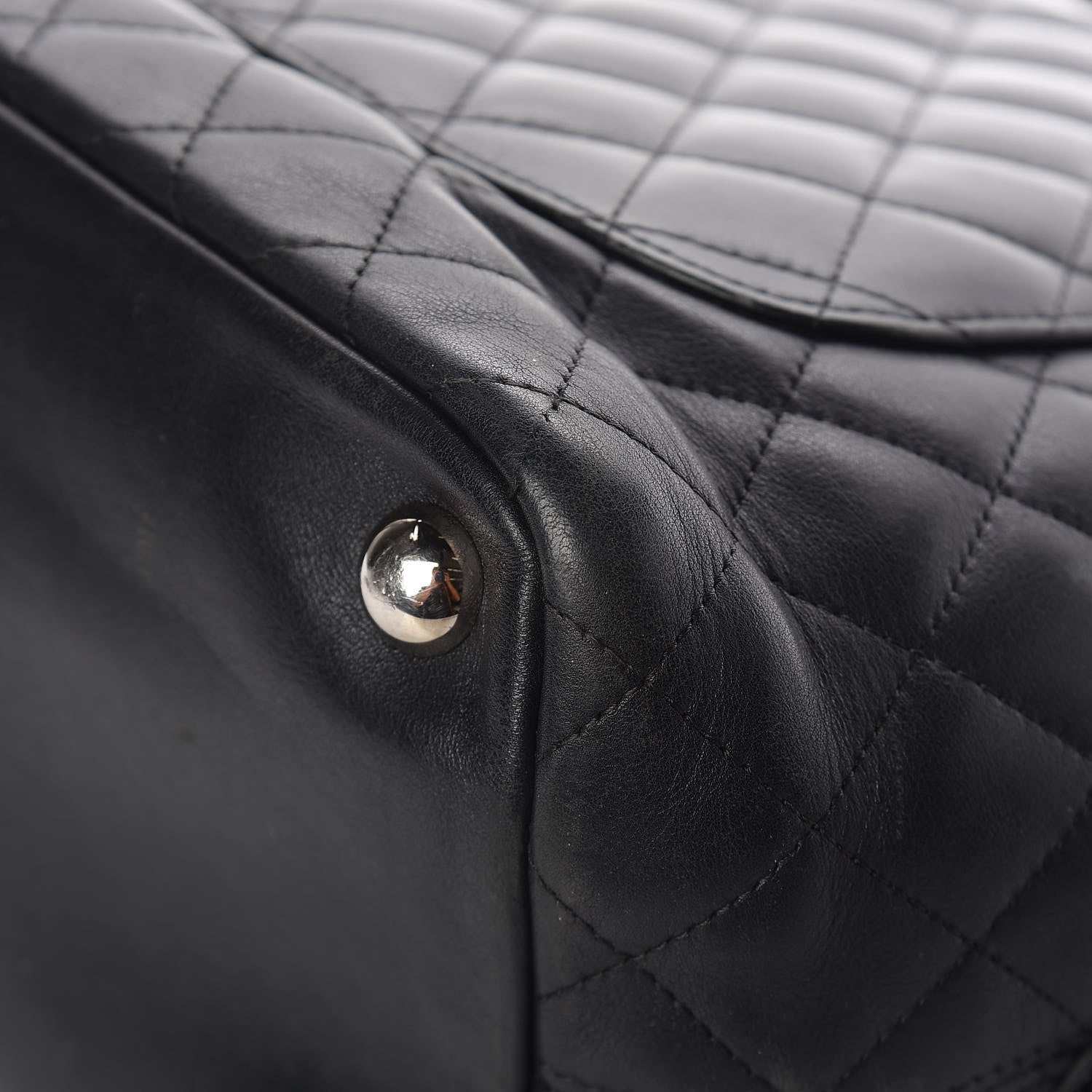 Chanel Calfskin Quilted Large Cambon Tote Black 12 of 18
