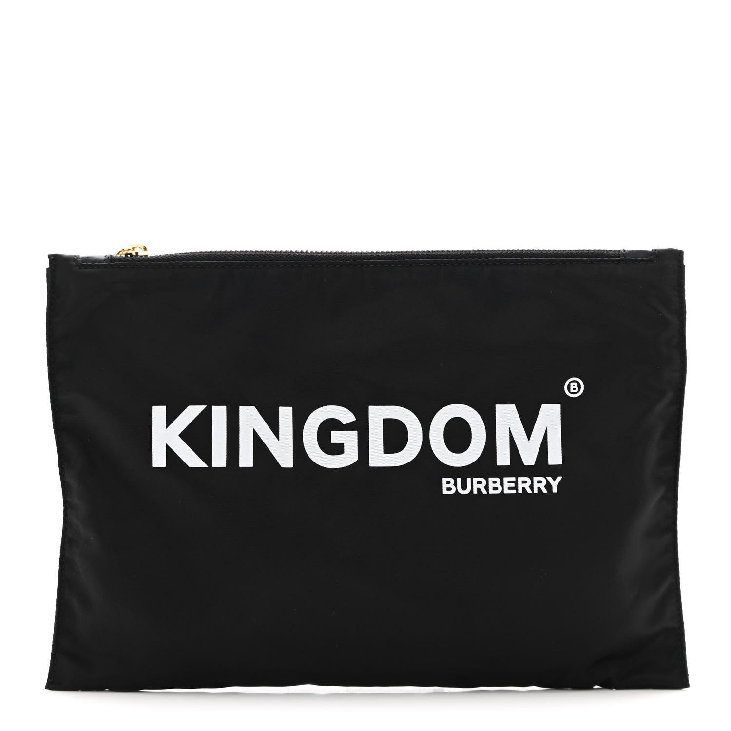 Burberry Nylon Kingdom Flat Pouch Black 1 of 9