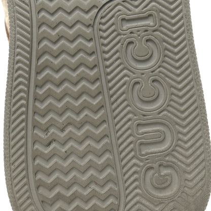 Gucci Calfskin GG Supreme Monogram Perforated Womens Platform 55mm Sneakers 37 Apricot Pink Beige Grey 7 of 10