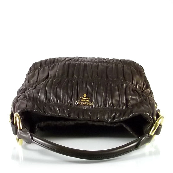 Nappa Gaufre Hobo Caffe Brown