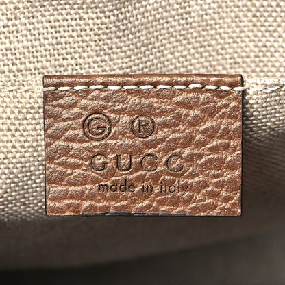 Gucci Monogram Mini Bree Messenger Bag Beige Tabacco 9 of 12
