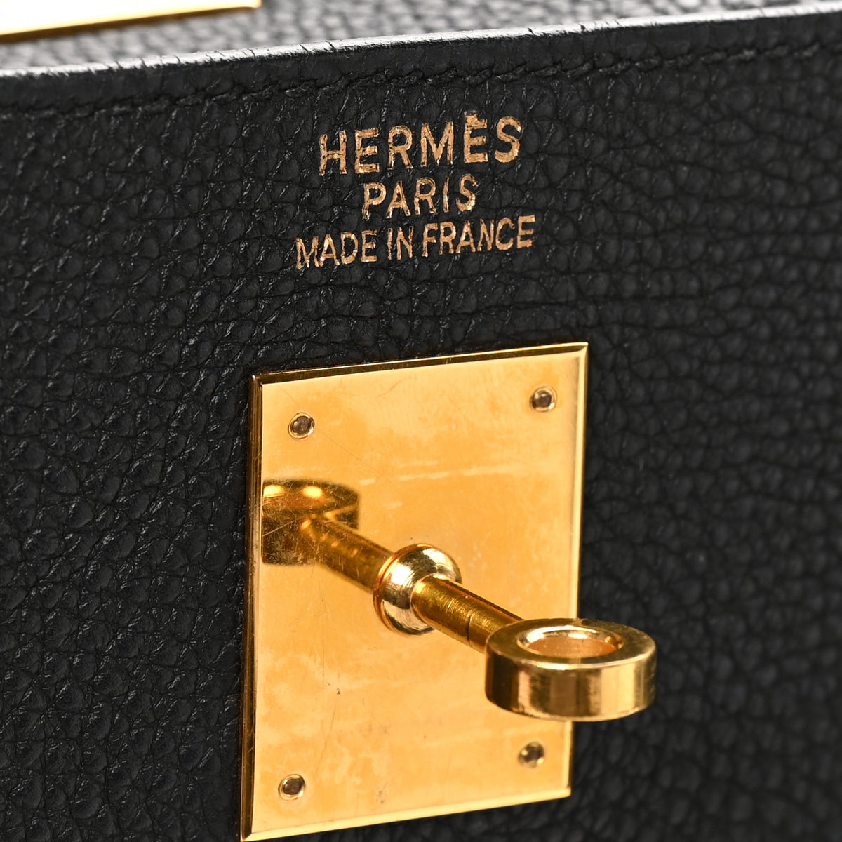 Hermes Togo Kelly Retourne 40 Black 6 of 11