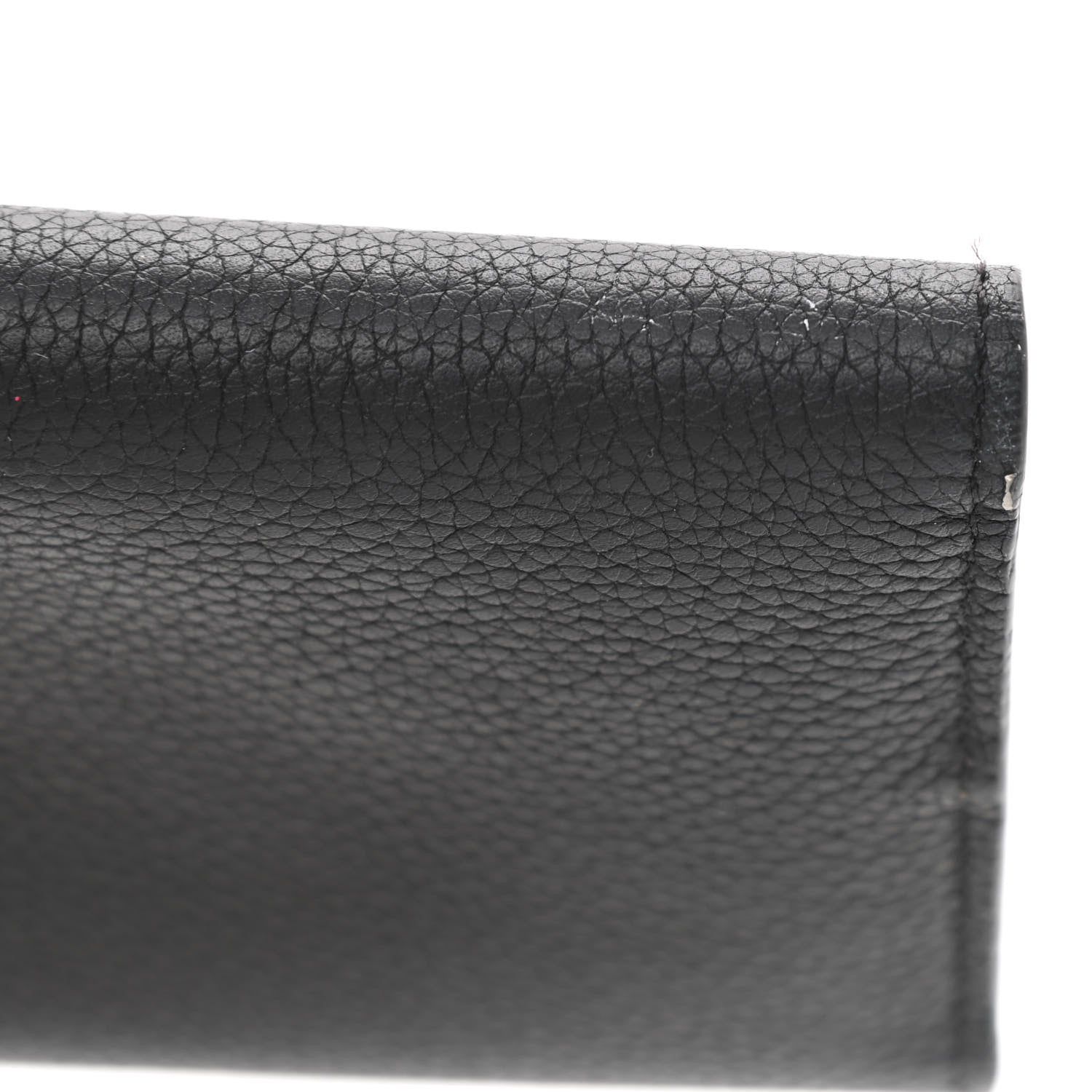 Louis Vuitton Soft Calfskin My Lockme Compact Wallet Black 10 of 10