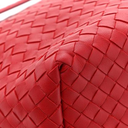 Bottega Veneta Nappa Intrecciato Bella Tote Red 11 of 14