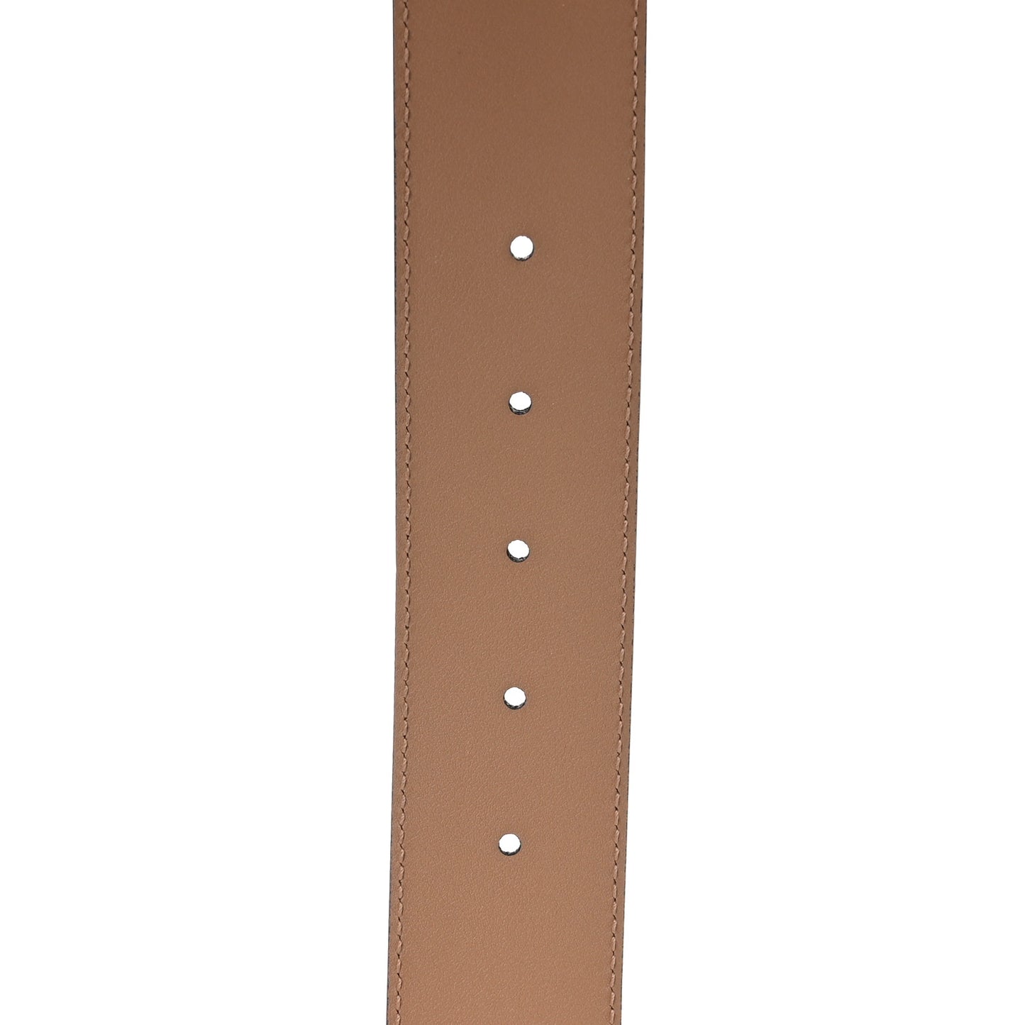 Azalea Calfskin Enamel Monochrome Double G 40mm Belt 80 32 Camelia