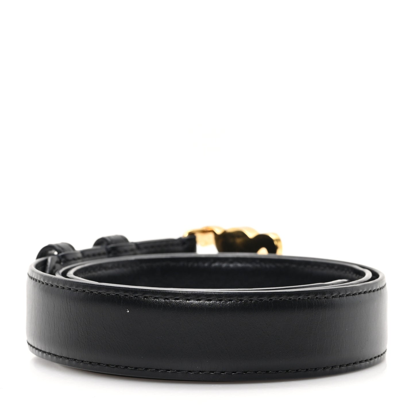 Box Calfskin Small 25mm Triomphe Belt 75 30 Black