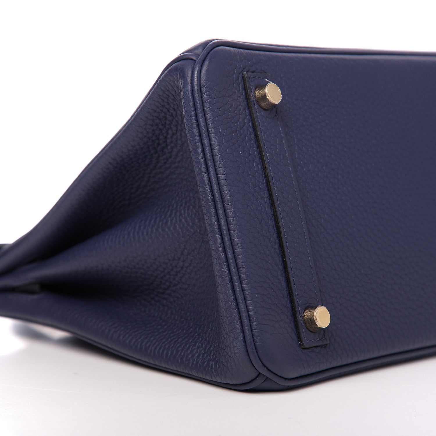 Hermes Taurillon Clemence Sombrero Birkin 30 Bleu Encre Bleu Obscur 8 of 10
