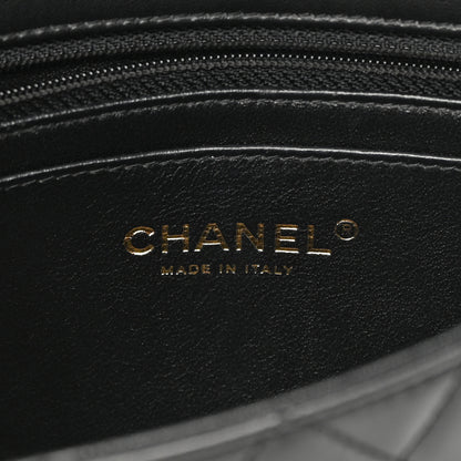 Chanel Lambskin Quilted Mini Rectangular Flap Black 6 of 12