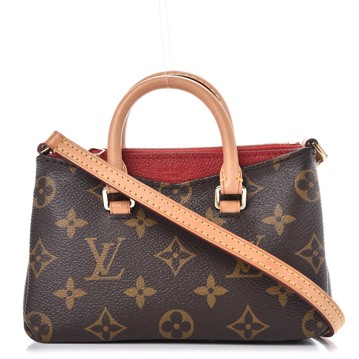 Monogram Nano Pallas Cherry