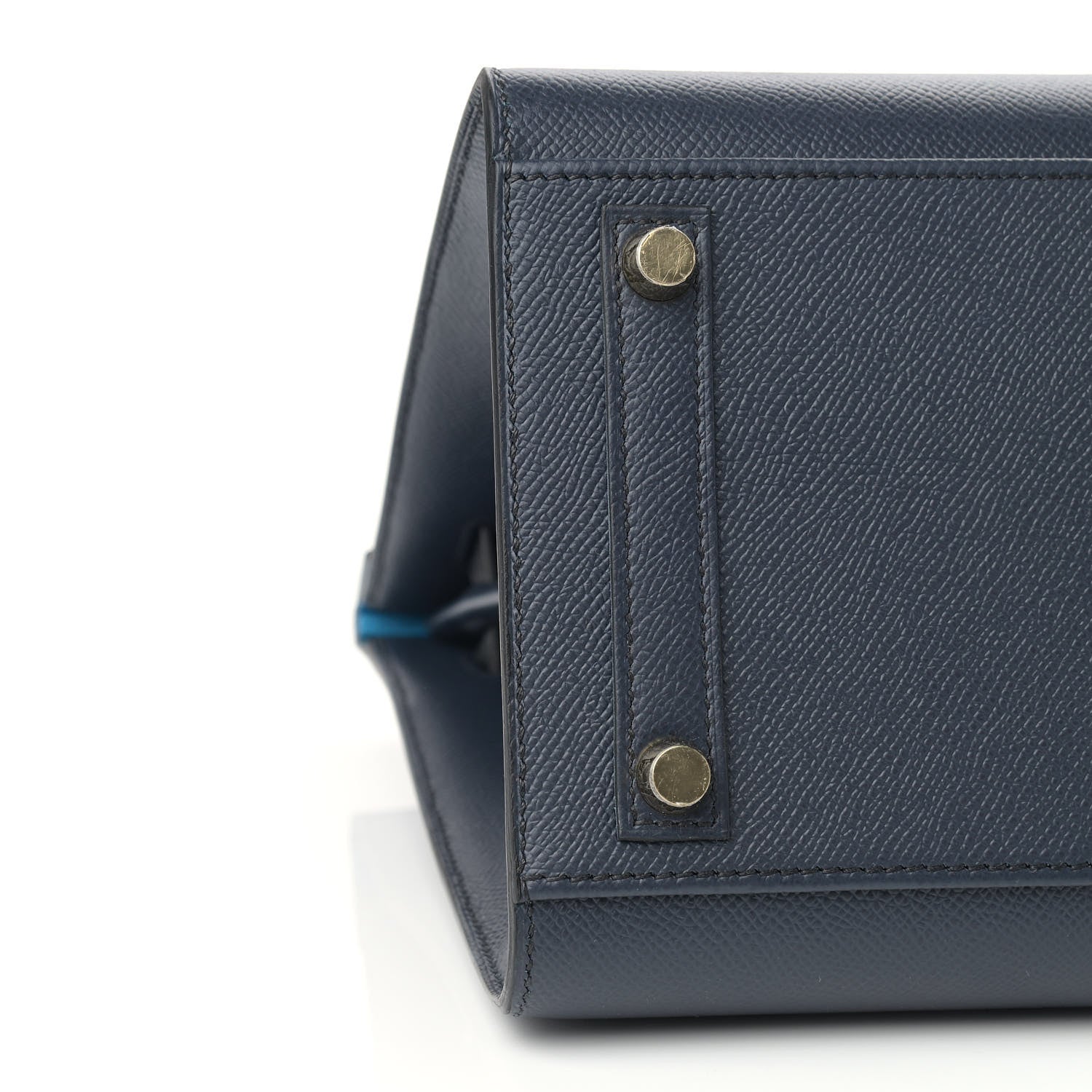 Hermes Epsom Casaque Birkin Sellier 30 Bleu Indigo Black Bleu Frida 9 of 10