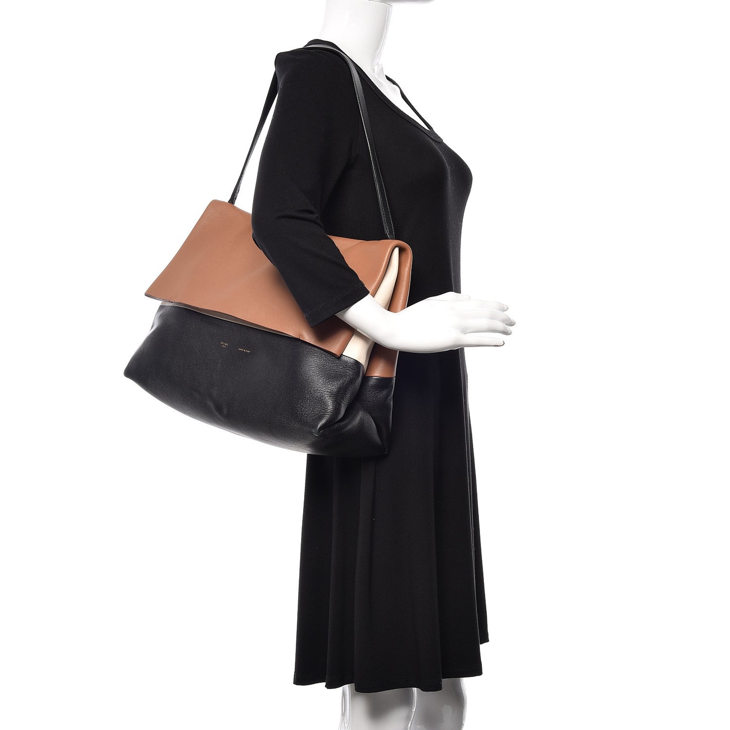 Calfskin All Soft Shoulder Bag Tan