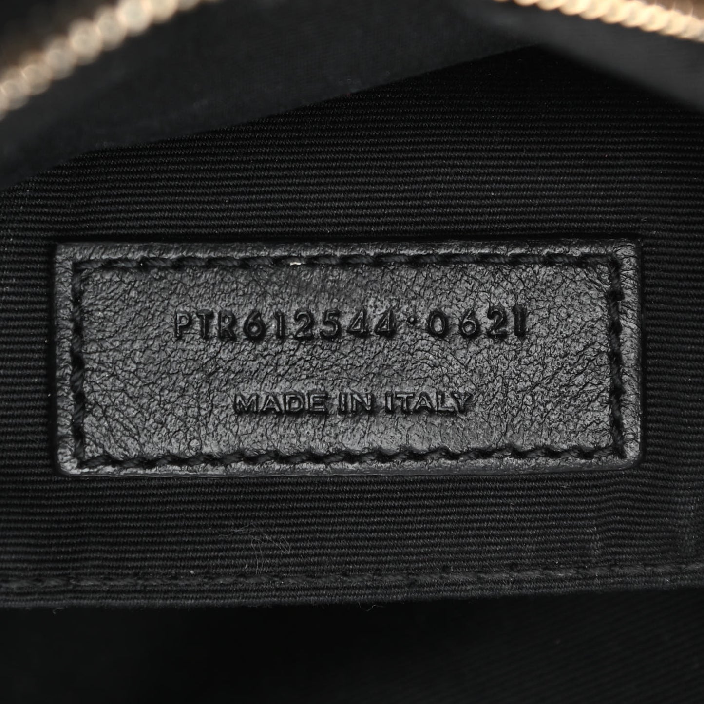 Suede Calfskin Monogram Lou Camera Bag Black