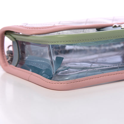 Chanel Lambskin PVC Quilted Mini Coco Splash Flap Blue Green 8 of 9